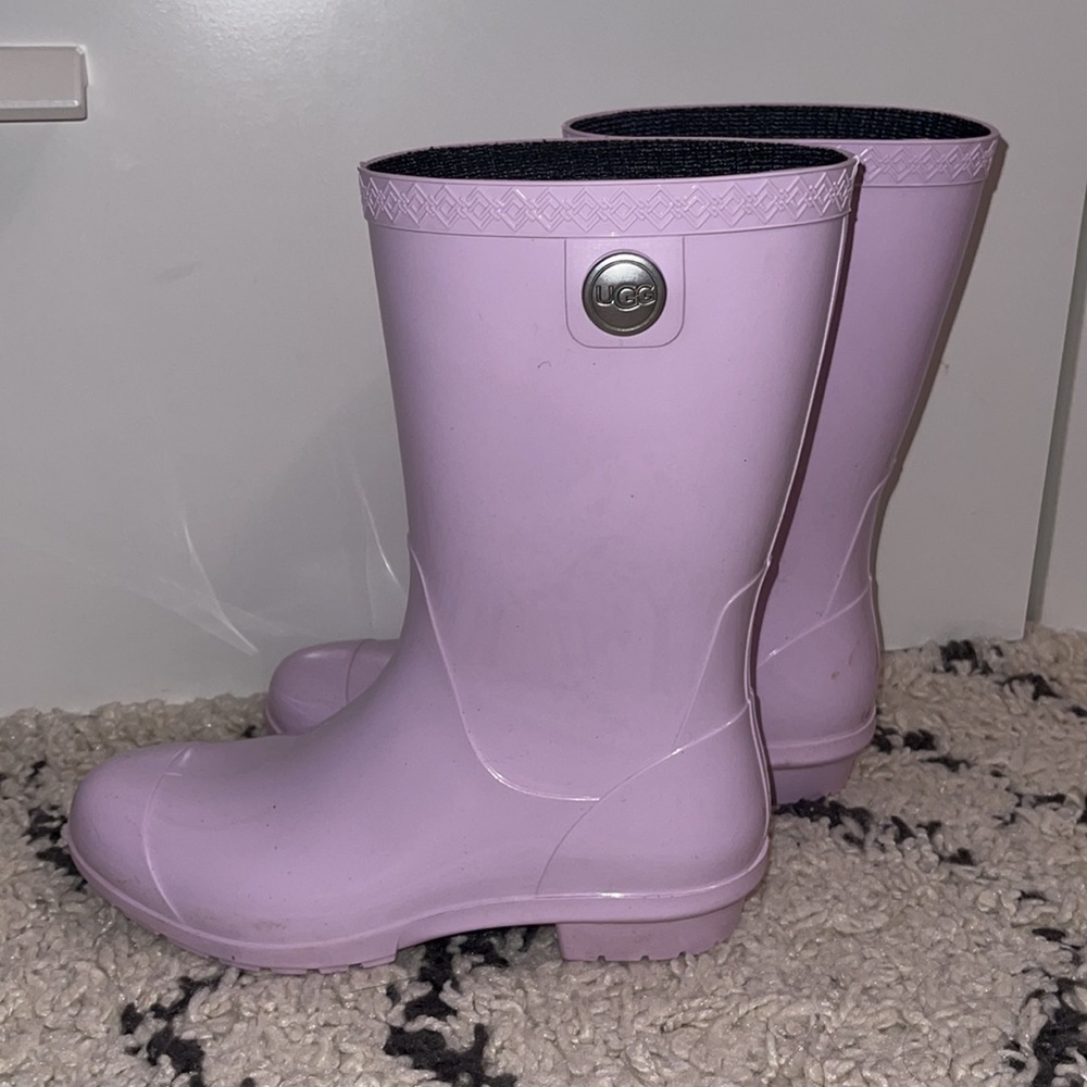 Purple Ugg Sienna Rain Boots